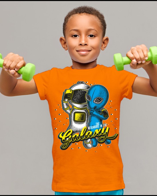 تيشيرت دائرى - جالاكسى