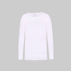 فانلة استرتش كم طويل رجالى ابيض