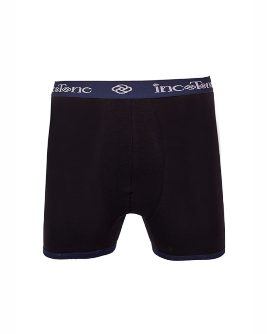بوكسر رجالي سادة ليكرا اسود