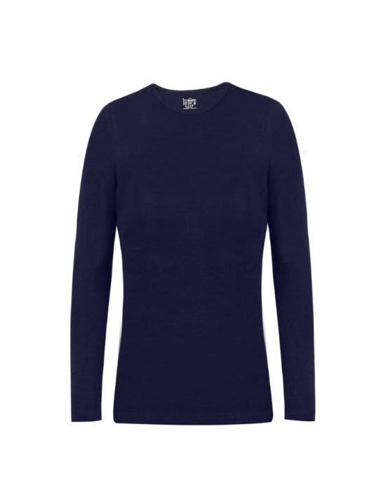 فانلة استرتش كم طويل رجالى كحلي