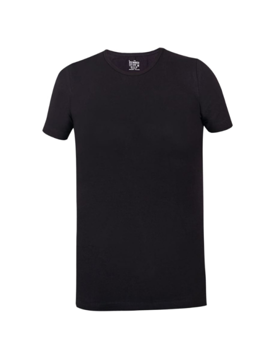 فانلة نص كم رجالي اندر شيرت اسود (O)